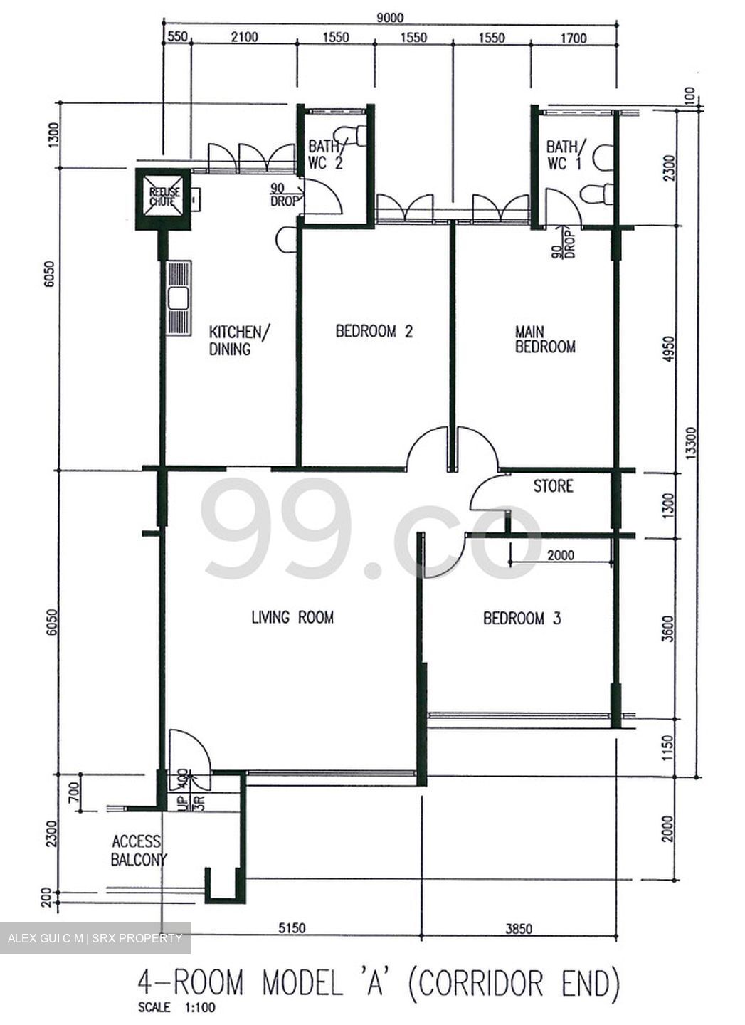 Blk 870 Tampines Vista (Tampines), HDB 4 Rooms #450578221
